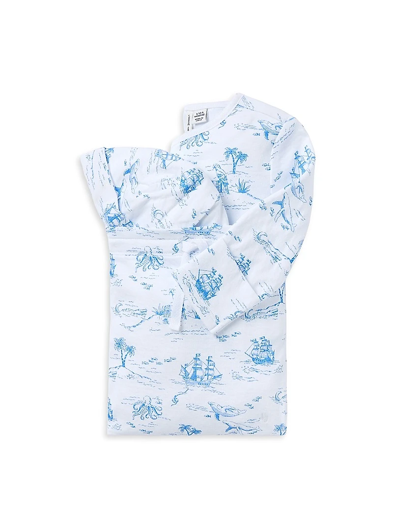 Baby Boy's Toile Bundle Of Love Gift Set