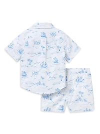 Baby Boy's The Cabana Shirt & Shorts Set