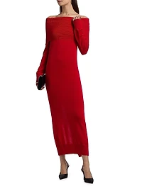 Light Wool Maxi Dress