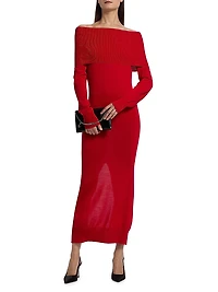 Light Wool Maxi Dress