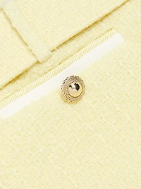 Bouclé Tweed Belted Skort