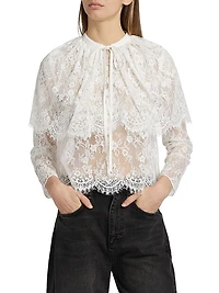 Lace Cape Top