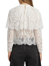 Lace Cape Top