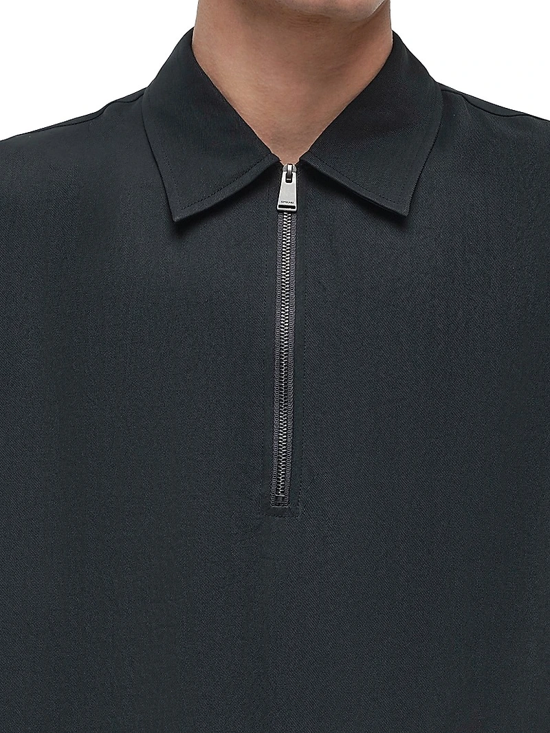 Ethan Popover Zip Polo Sweater