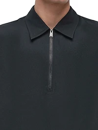 Ethan Popover Zip Polo Sweater