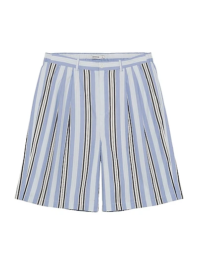 Hugh Striped Oversized Shorts