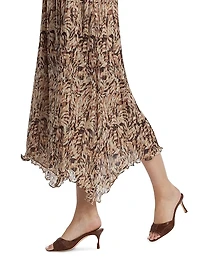 Gabriela Printed Halterneck Midi-Dress