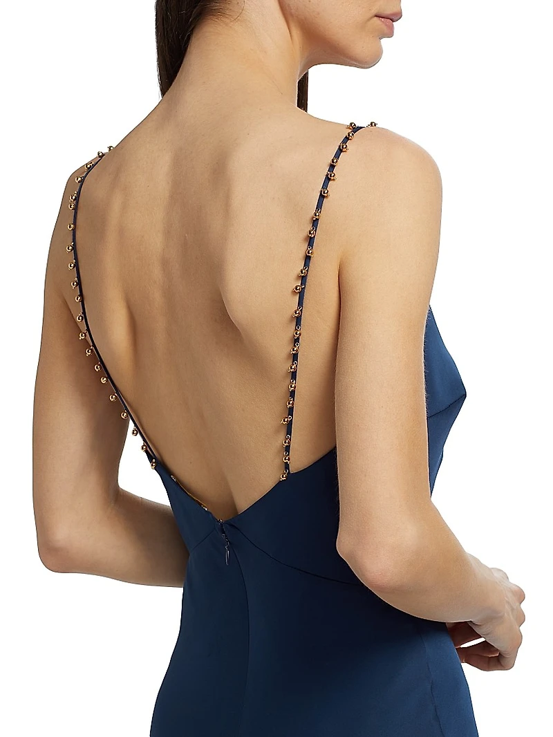 Elena Embellished Maxi Slipdress