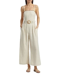 Nadia Belted Wide-Leg Jumpsuit