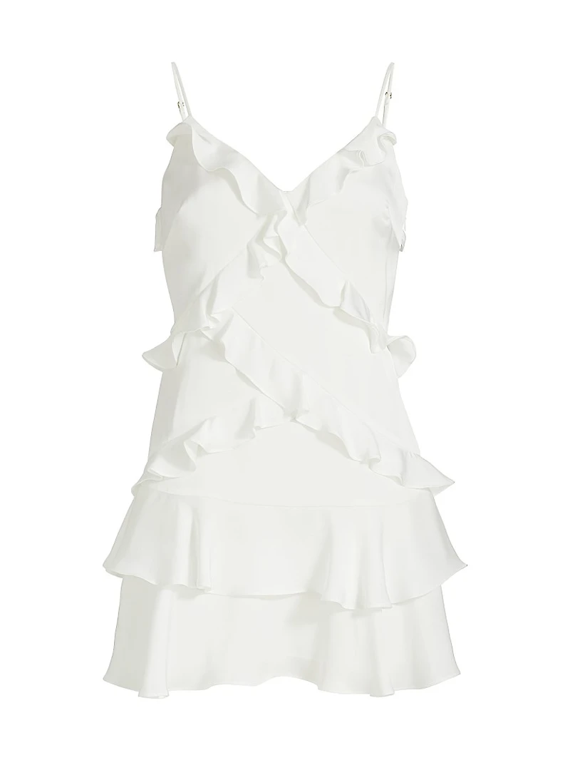 Maria Ruffled Tiered Minidress