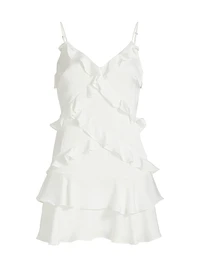 Maria Ruffled Tiered Minidress