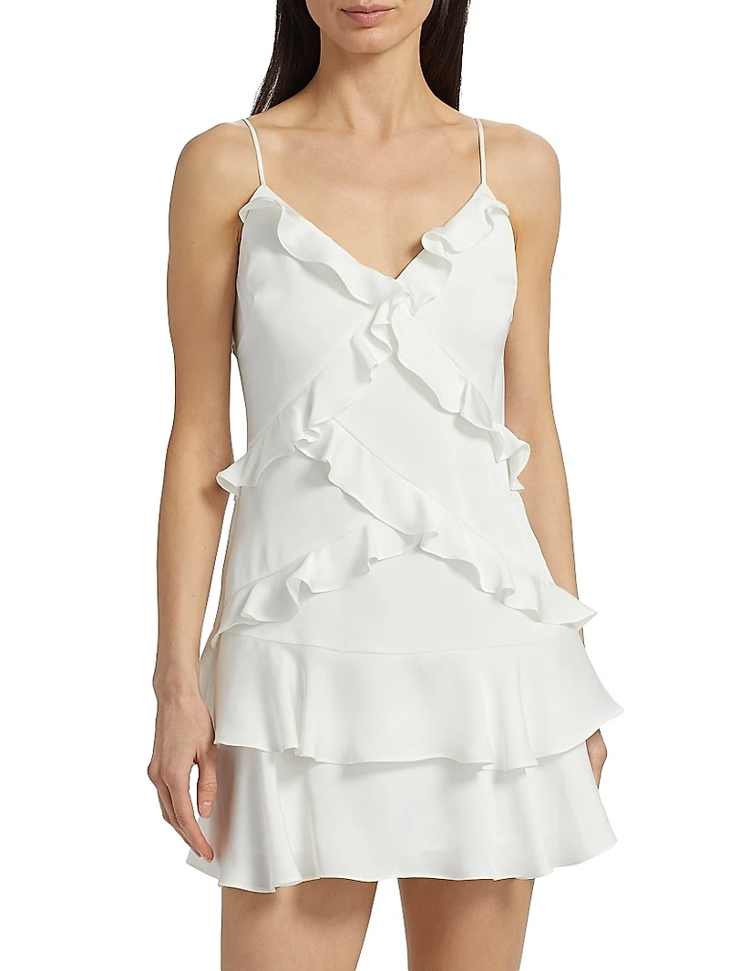 Maria Ruffled Tiered Minidress