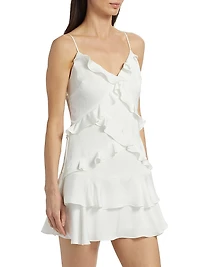 Maria Ruffled Tiered Minidress