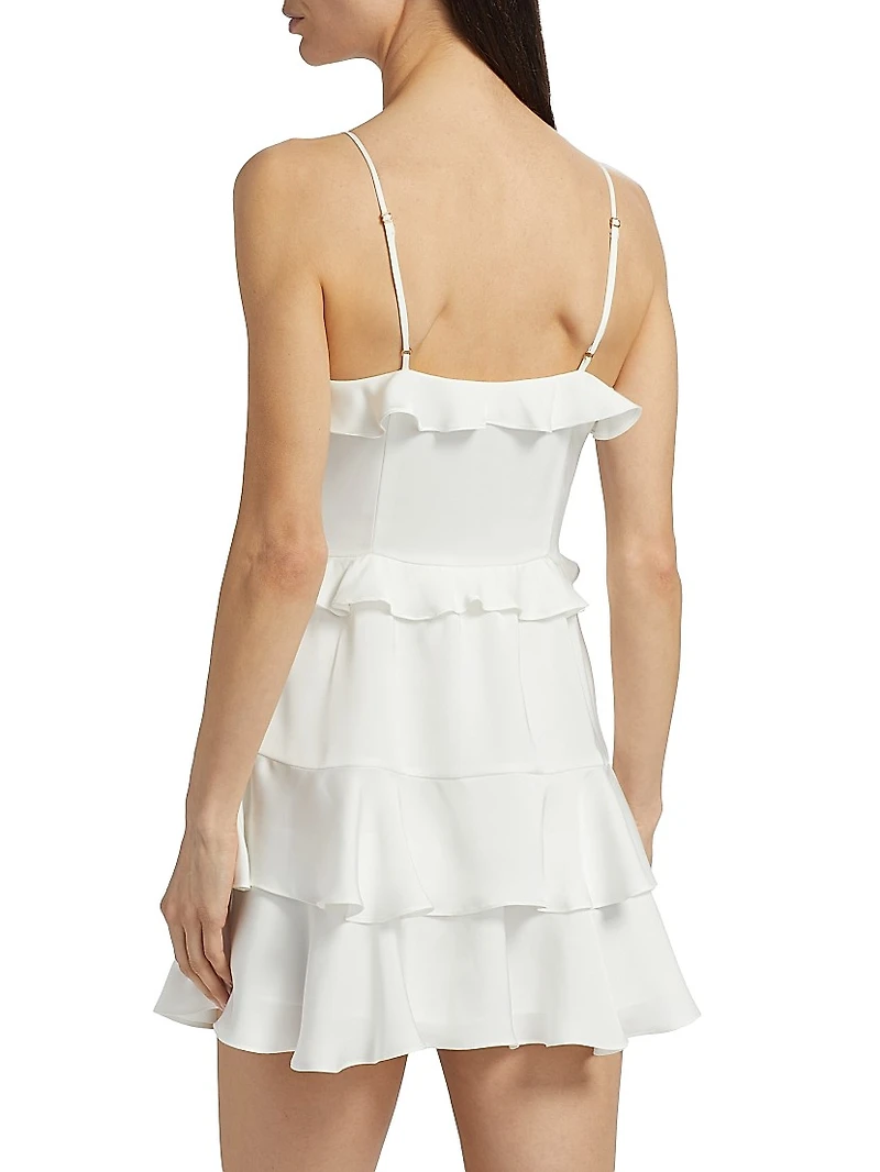 Maria Ruffled Tiered Minidress