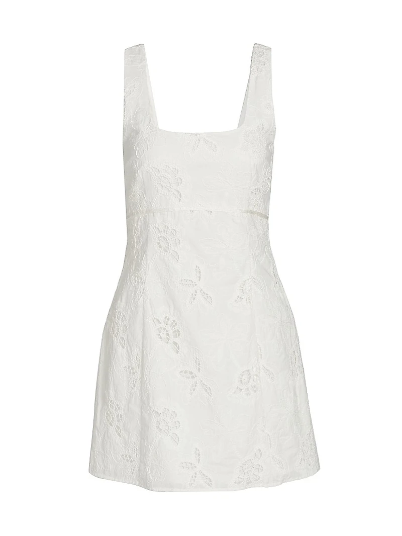 Amalia Eyelet Minidress