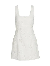 Amalia Eyelet Minidress