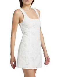 Amalia Eyelet Minidress