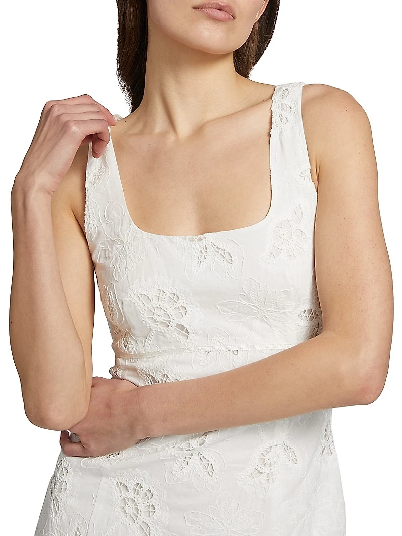 Amalia Eyelet Minidress