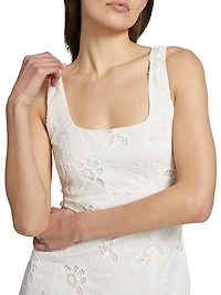 Amalia Eyelet Minidress