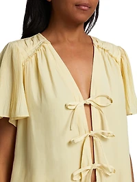 Selene Tie-Front Blouse