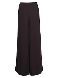 Dees High-Rise Wide-Leg Trousers