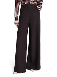Dees High-Rise Wide-Leg Trousers