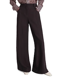Dees High-Rise Wide-Leg Trousers