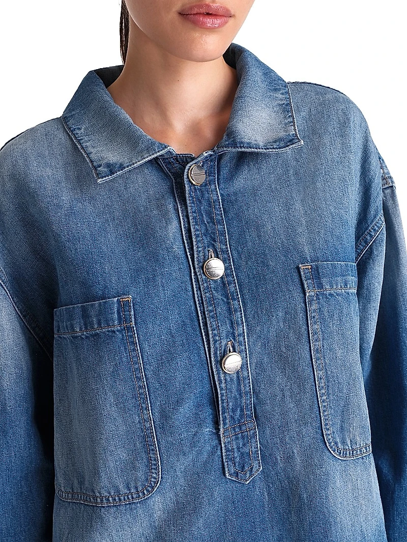 At Ease Denim Shirt