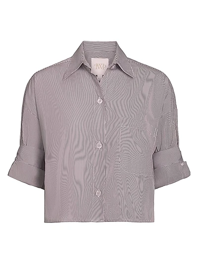 Next Ex Striped Cotton-Silk Shirt