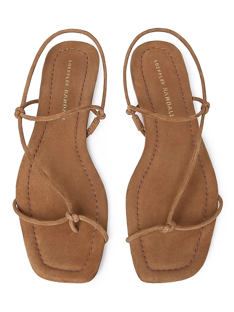 Eleanor Strappy Suede Sandals