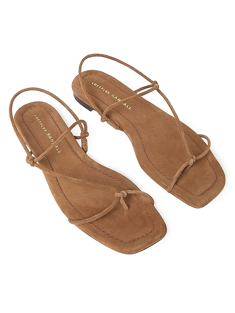 Eleanor Strappy Suede Sandals