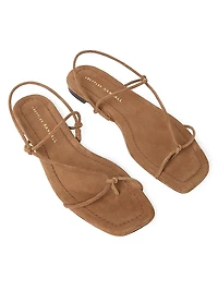 Eleanor Strappy Suede Sandals