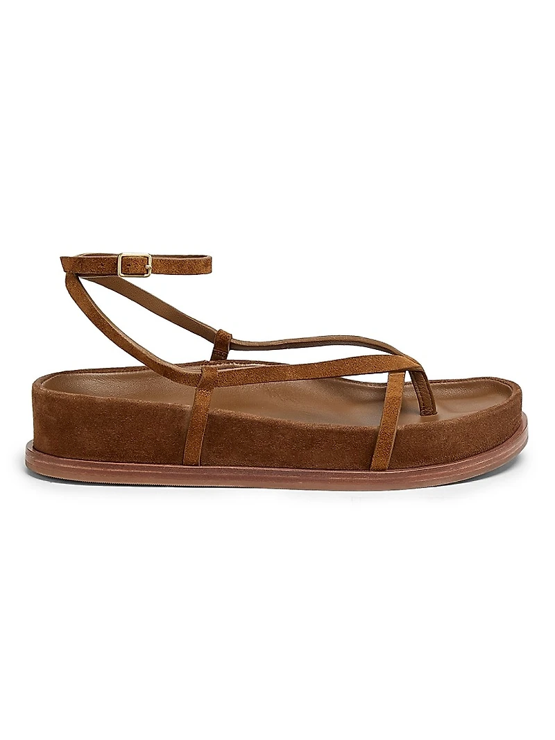 Sonny 30MM Suede Platform Sandals