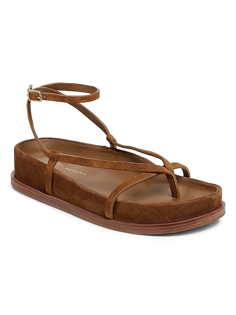 Sonny 30MM Suede Platform Sandals
