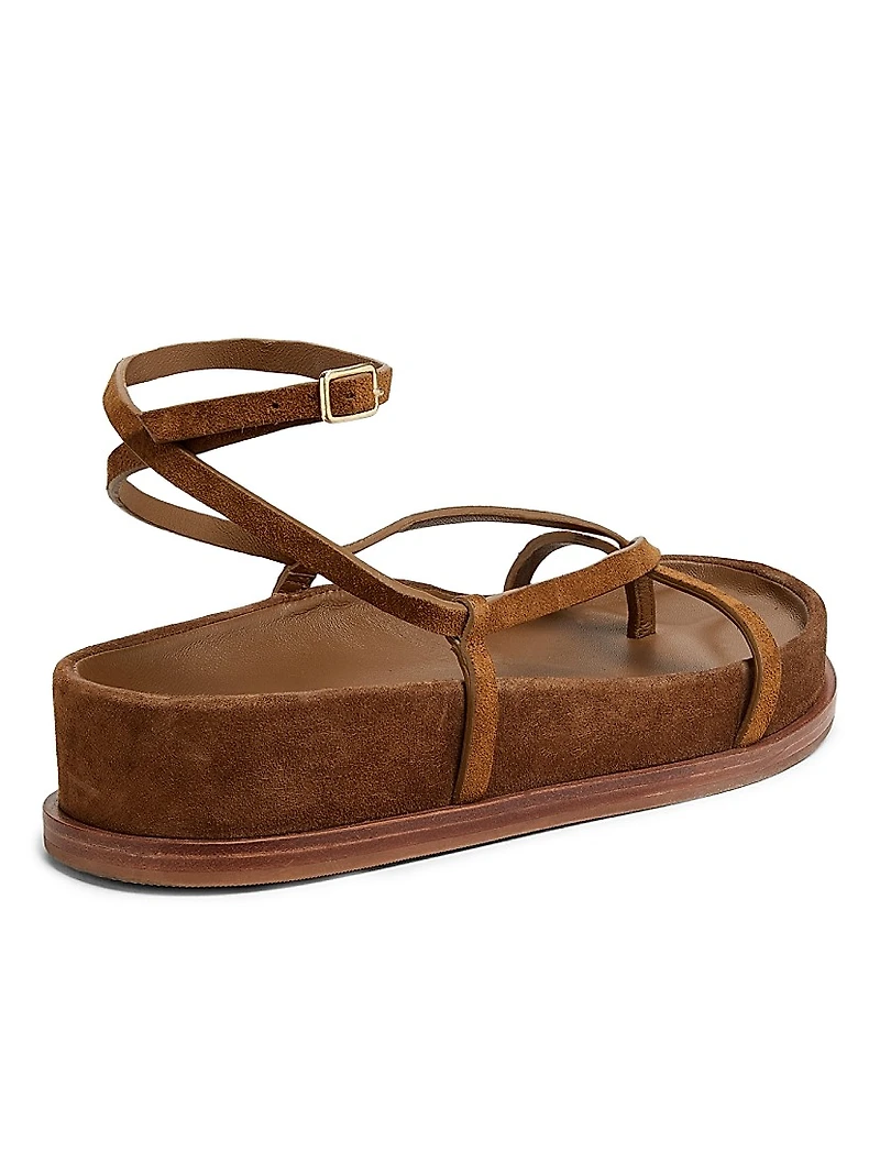 Sonny 30MM Suede Platform Sandals