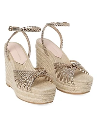 Pamela Mignon 130MM Knot Wedge Sandals