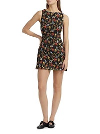 Gianna Floral Smocked Minidress