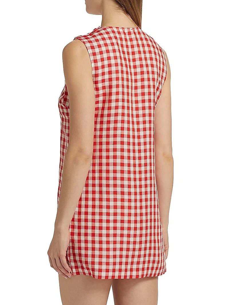 Coralie Gingham Mini Shift Dress