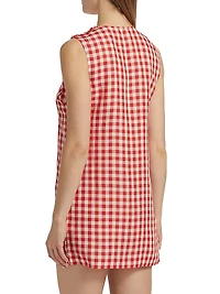 Coralie Gingham Mini Shift Dress