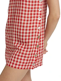 Coralie Gingham Mini Shift Dress