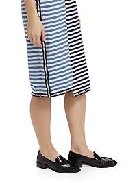 Multi-Stripe T-Shirt Dress