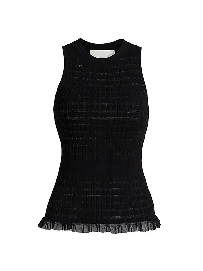 Textured Knit Tank Top