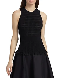 Textured Knit Tank Top