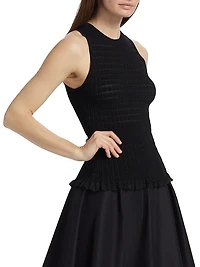 Textured Knit Tank Top