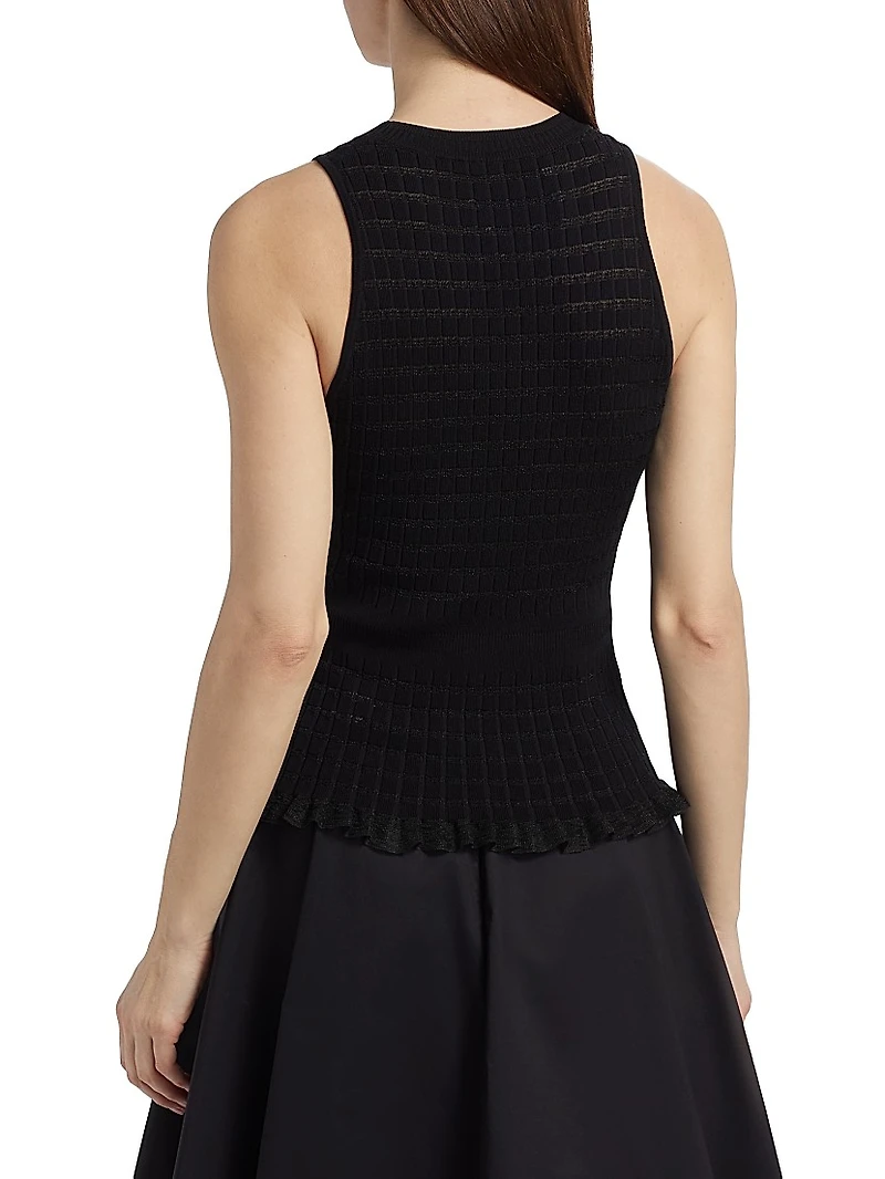 Textured Knit Tank Top