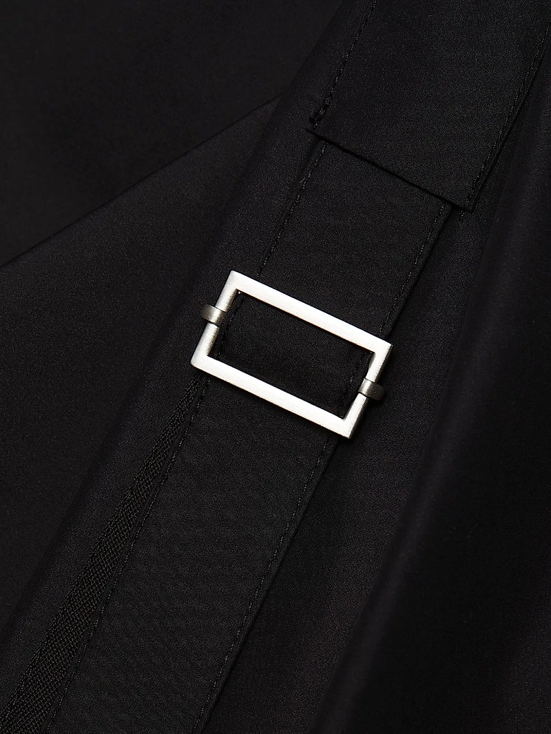 Soft Tulip Sleeve V-Neck Midi-Dress