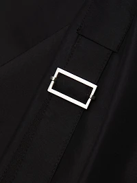 Soft Tulip Sleeve V-Neck Midi-Dress