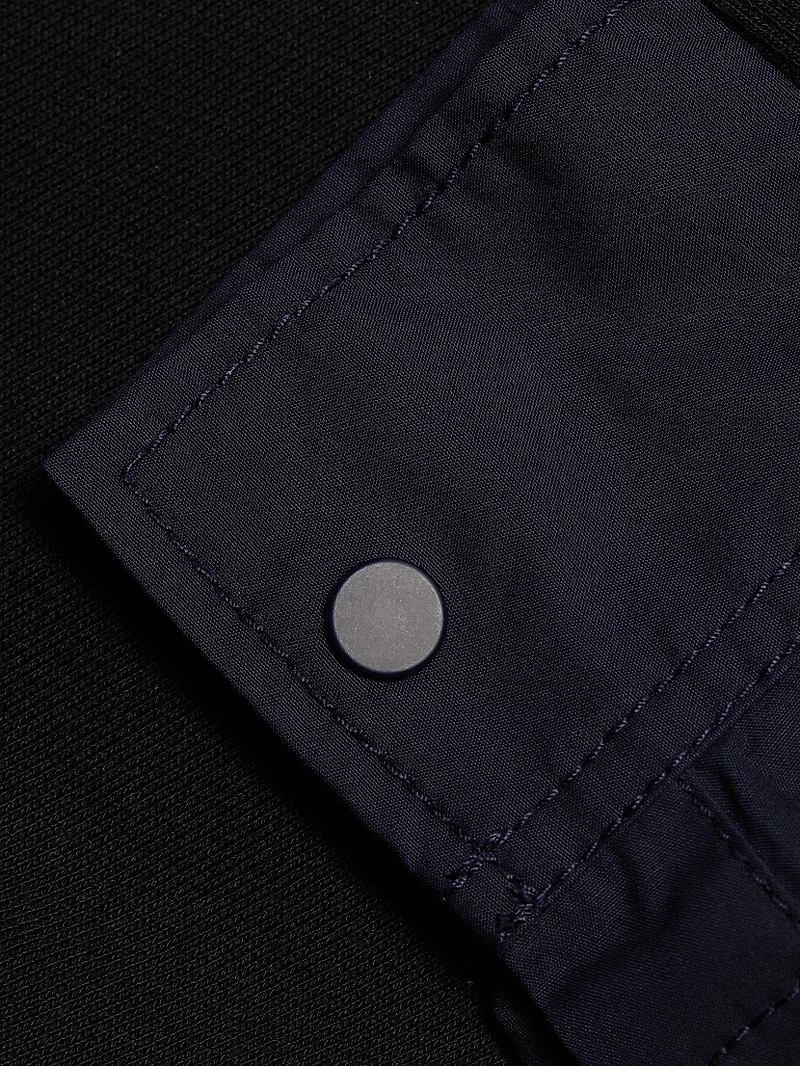 Puff Sleeve Cropped Combo Sweatshirt