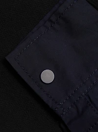 Puff Sleeve Cropped Combo Sweatshirt