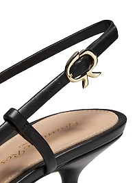 Ascent 55MM Leather Slingback Pumps